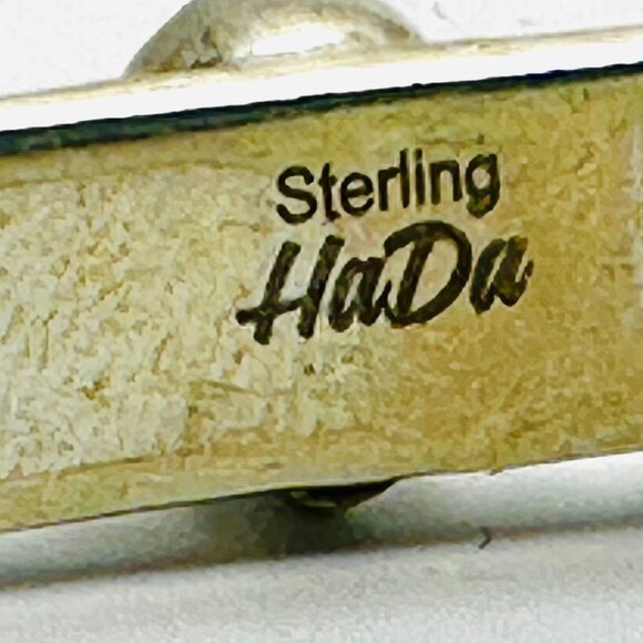 HaDa Sterling Silver Bracelet — Purple  Mojave Turquoise Cuff — NWT - Picture 4 of 13